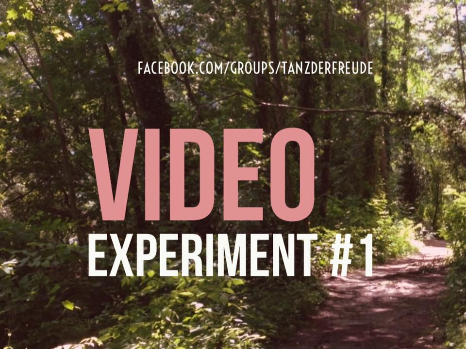 Das Video-Experiment #1 im TANZ DER FREUDE